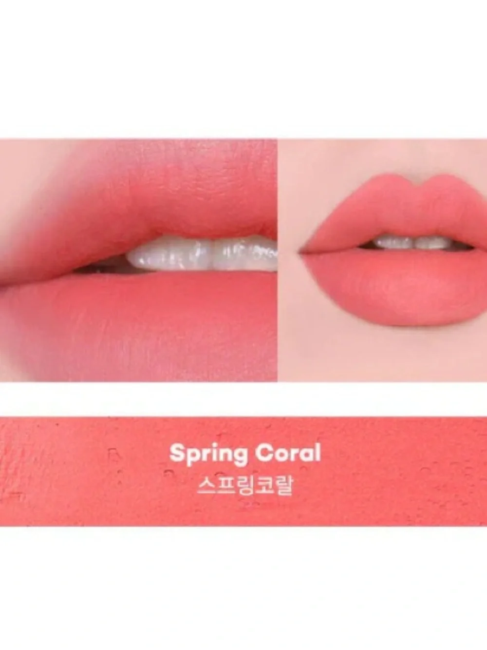 Peach C lipstick - 01 spring coral